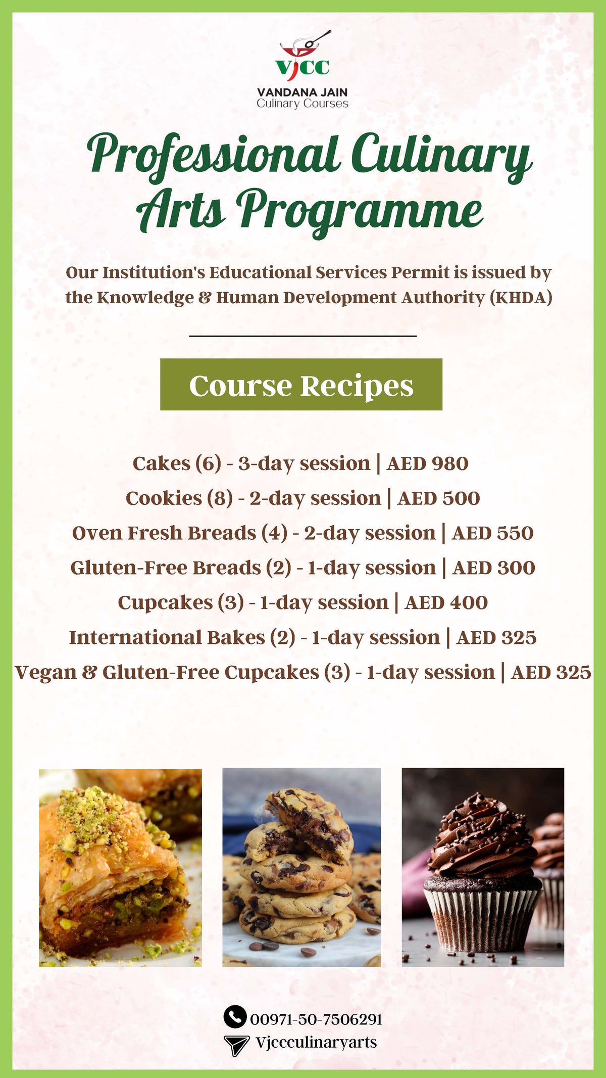11 Days Culinary Arts Programme - Baking