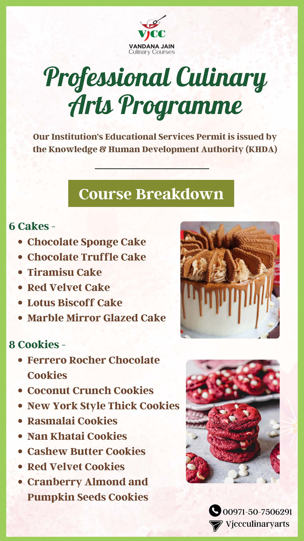 11 Days Culinary Arts Programme - Baking