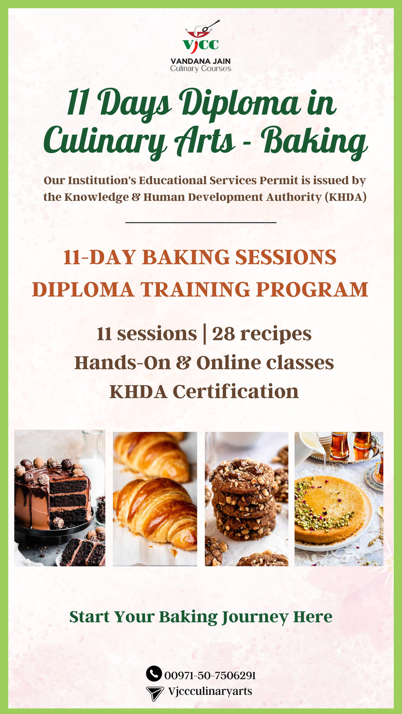 11 Days Diploma in Culinary Arts - Baking