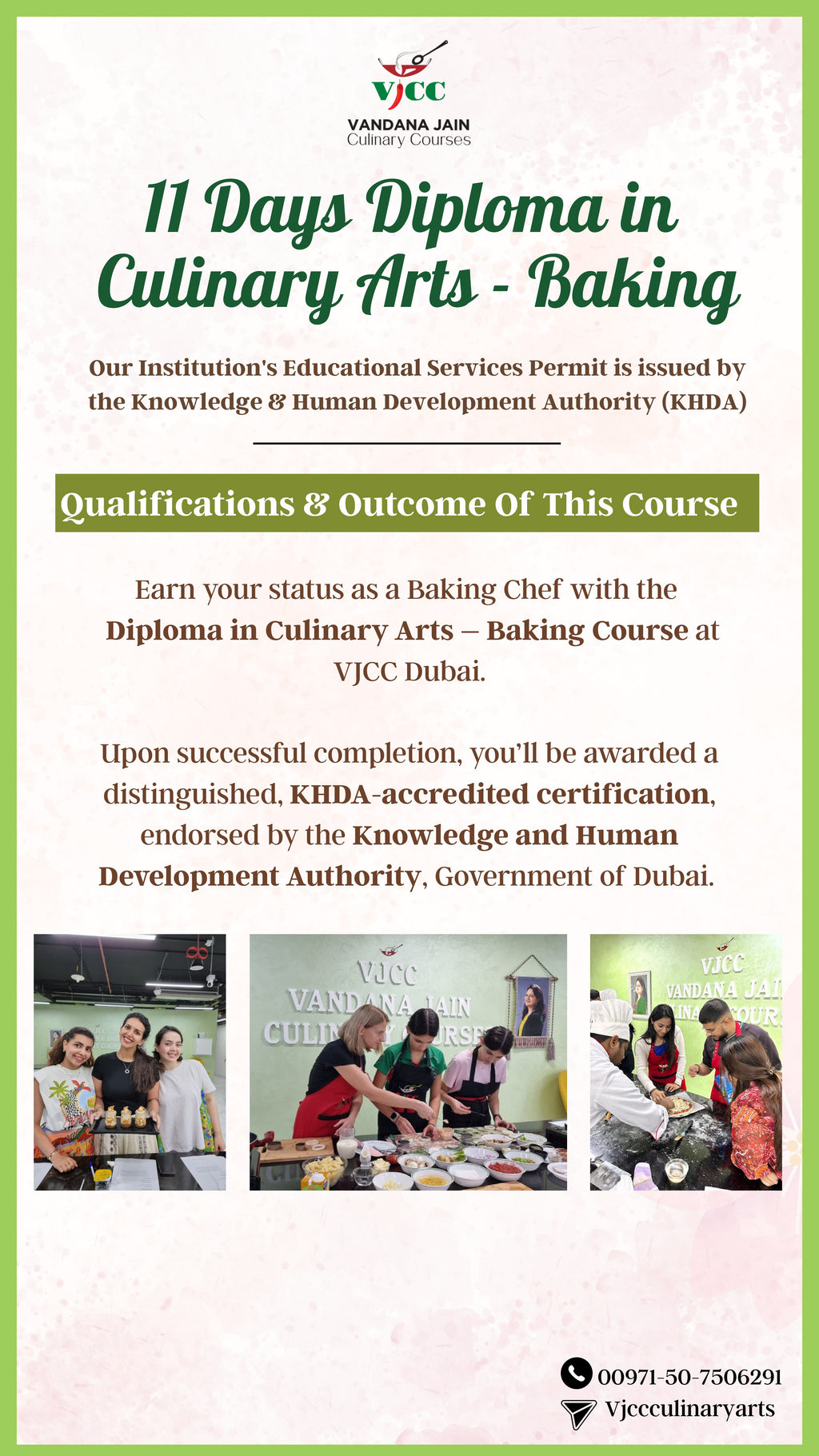 11 Days Diploma in Culinary Arts - Baking
