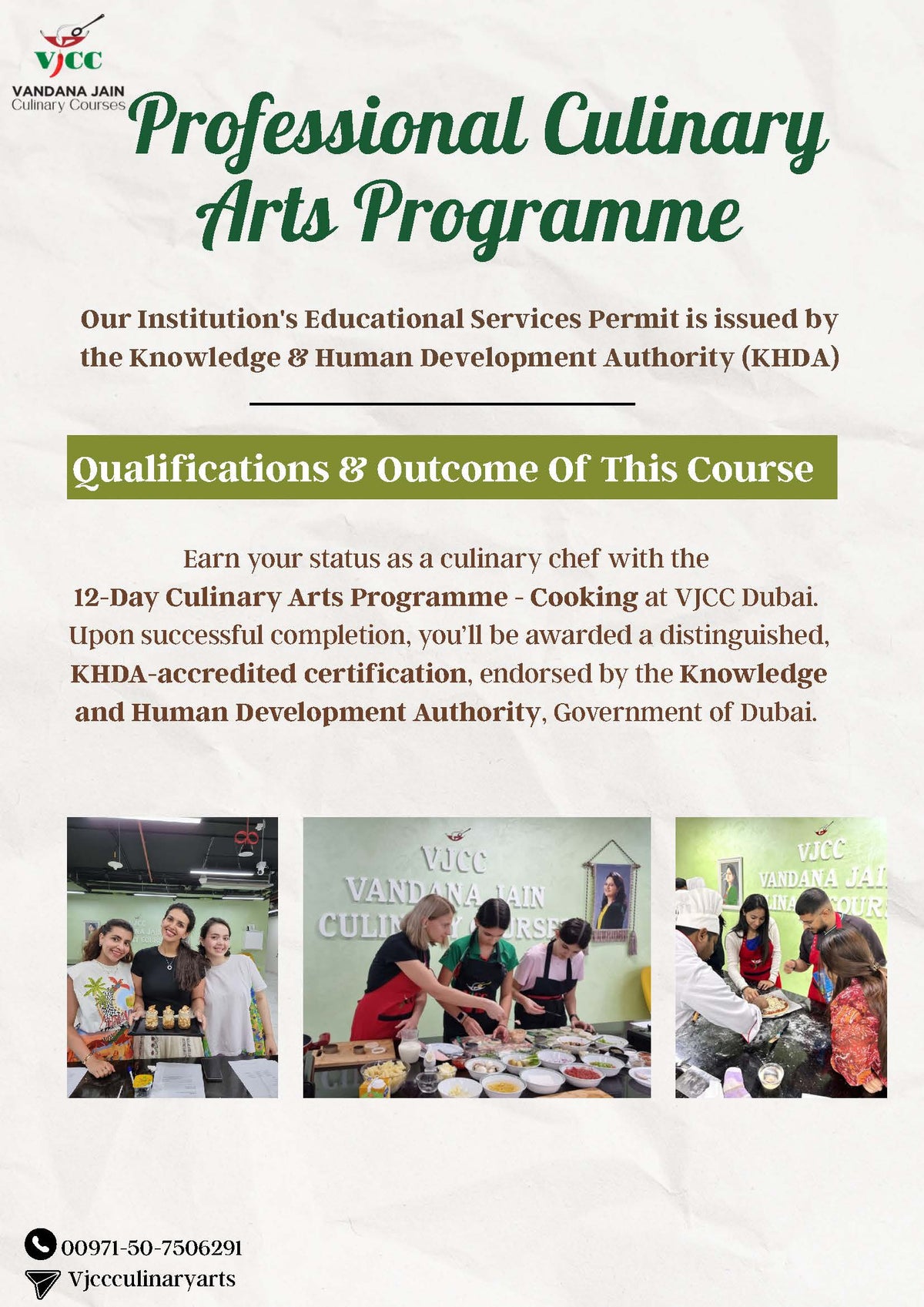 12-Day Culinary Arts Programme-Cooking