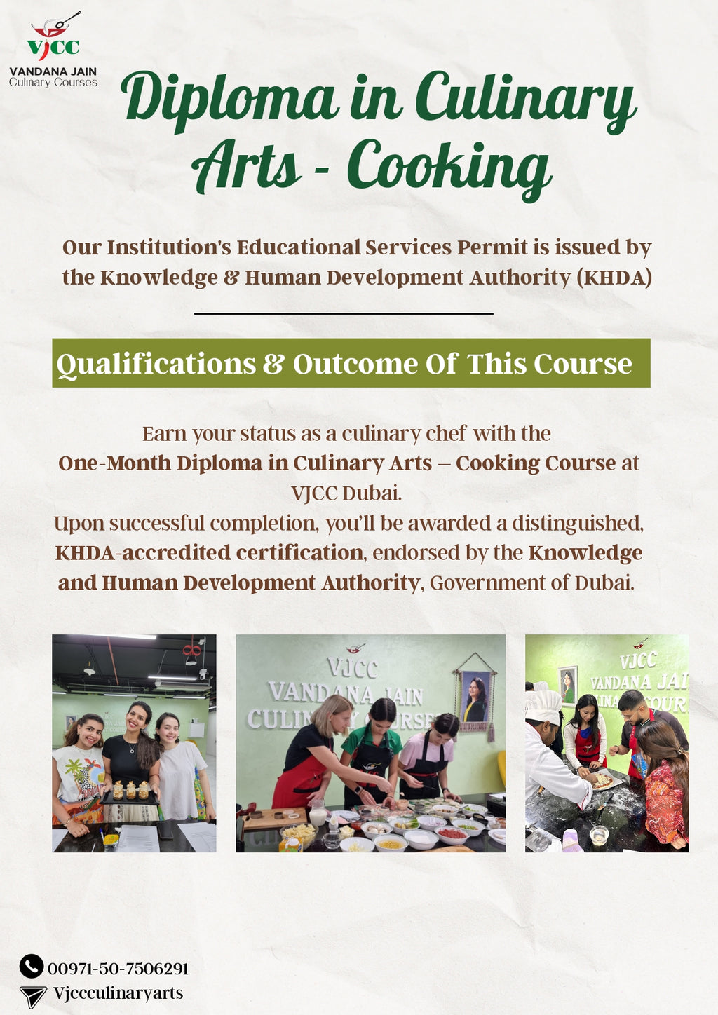 12 Day Cooking Diploma Course