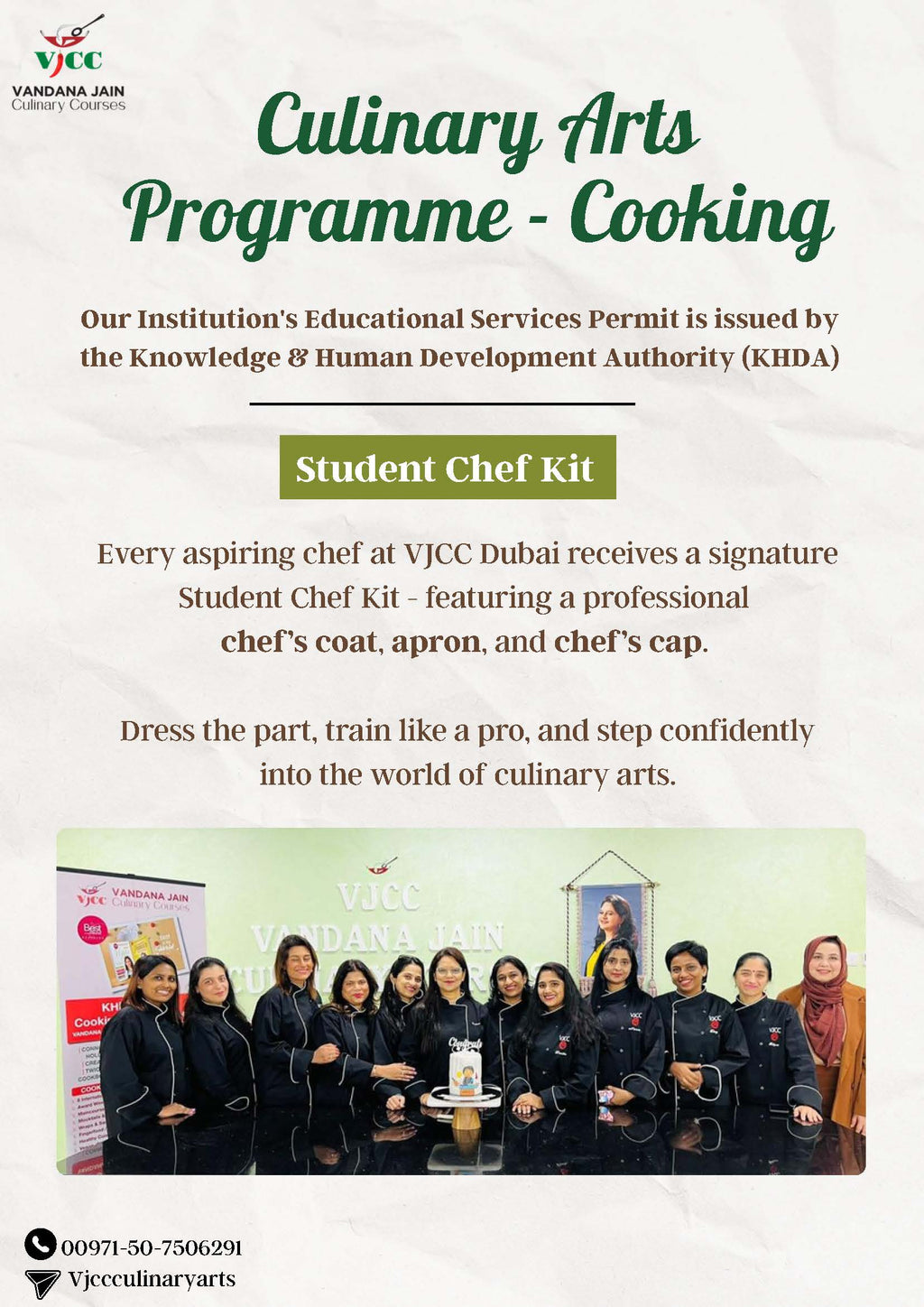 18 Day Culinary Arts Programme-Cooking Course