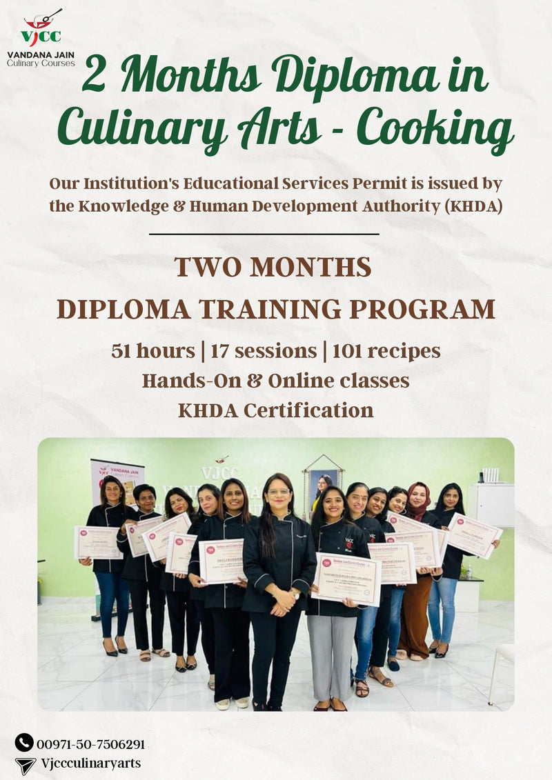 Diploma in Culinary Arts - Cooking (2 months)