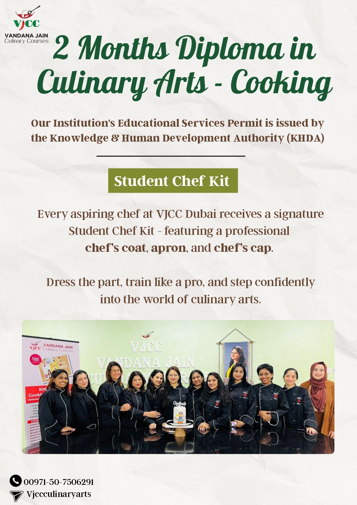Diploma in Culinary Arts - Cooking (2 months)