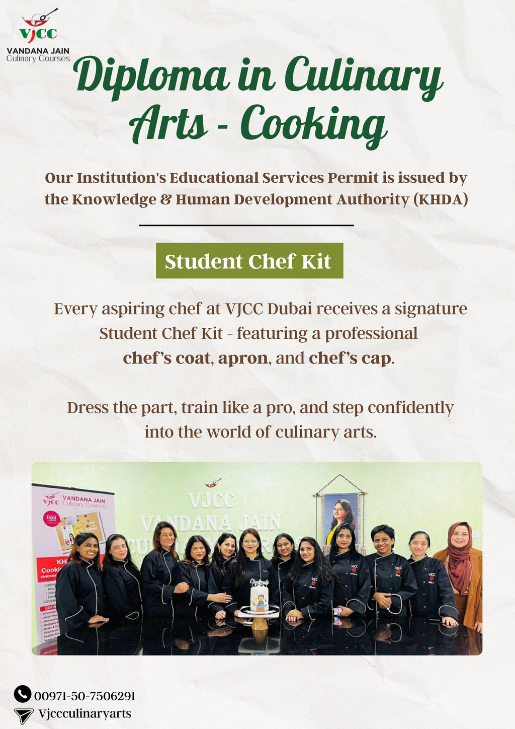 Diploma in Culinary Arts - Cooking (3 months)