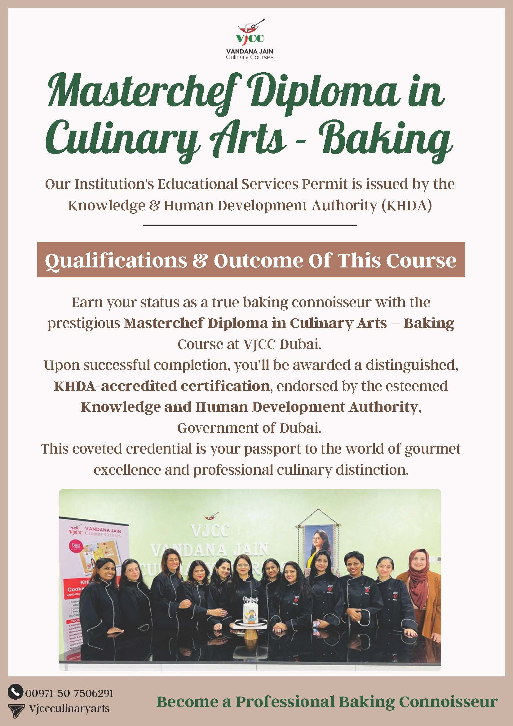 Masterchef Diploma in Baking & Cake Decoration- (41 Days)