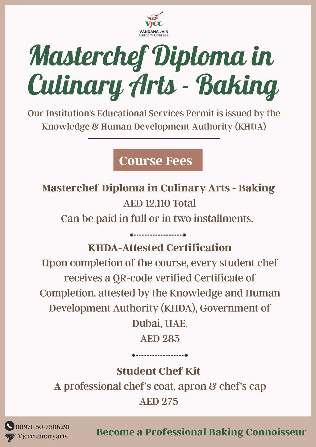 Masterchef Diploma in Baking & Cake Decoration- (41 Days)