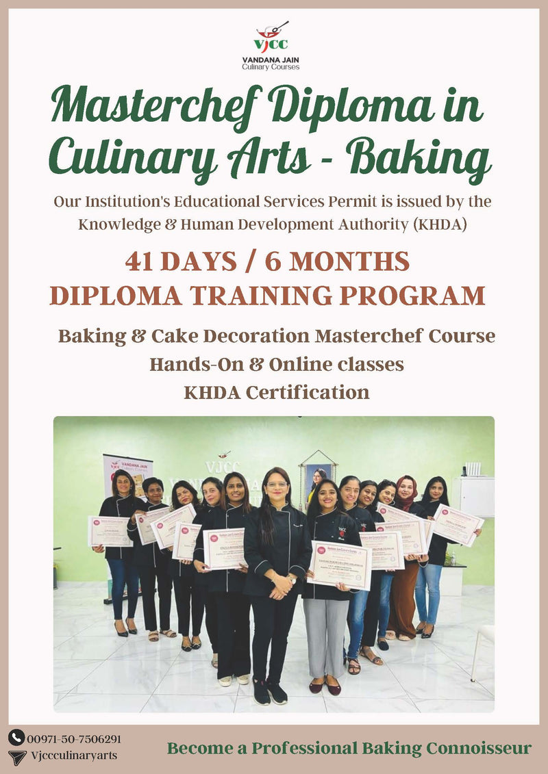 Masterchef Diploma in Baking & Cake Decoration- (41 Days)