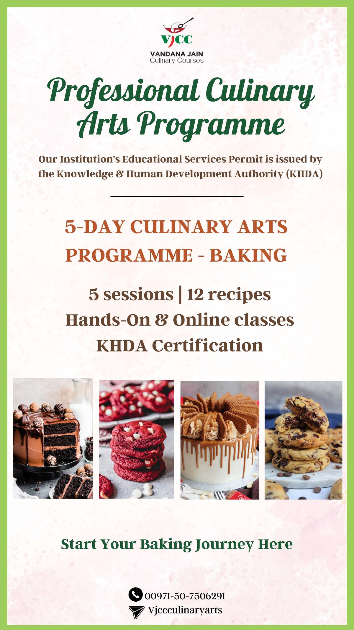 5-Day Culinary Arts Programme - Baking