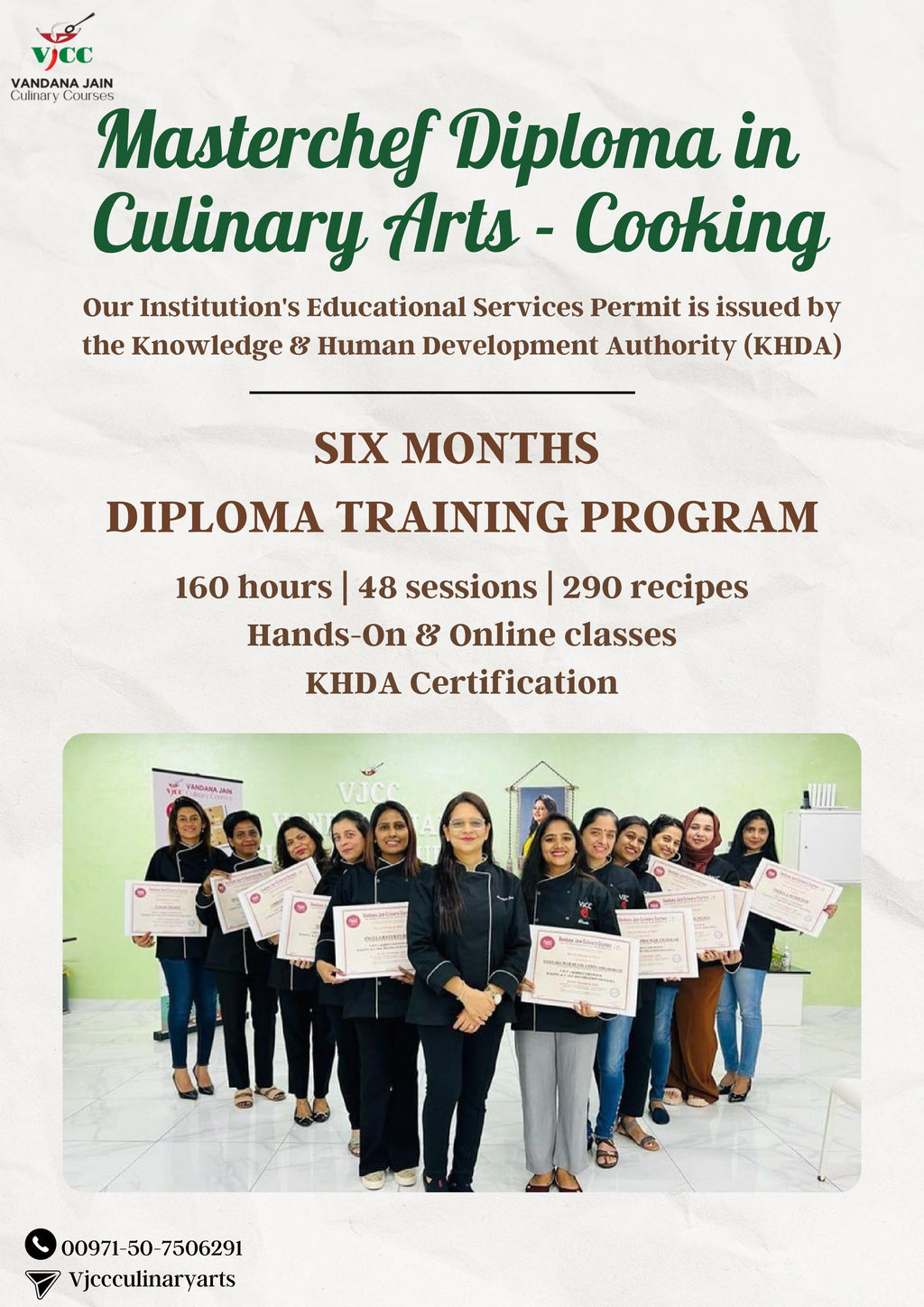 Masterchef Diploma in Culinary Arts - Cooking (6 months)