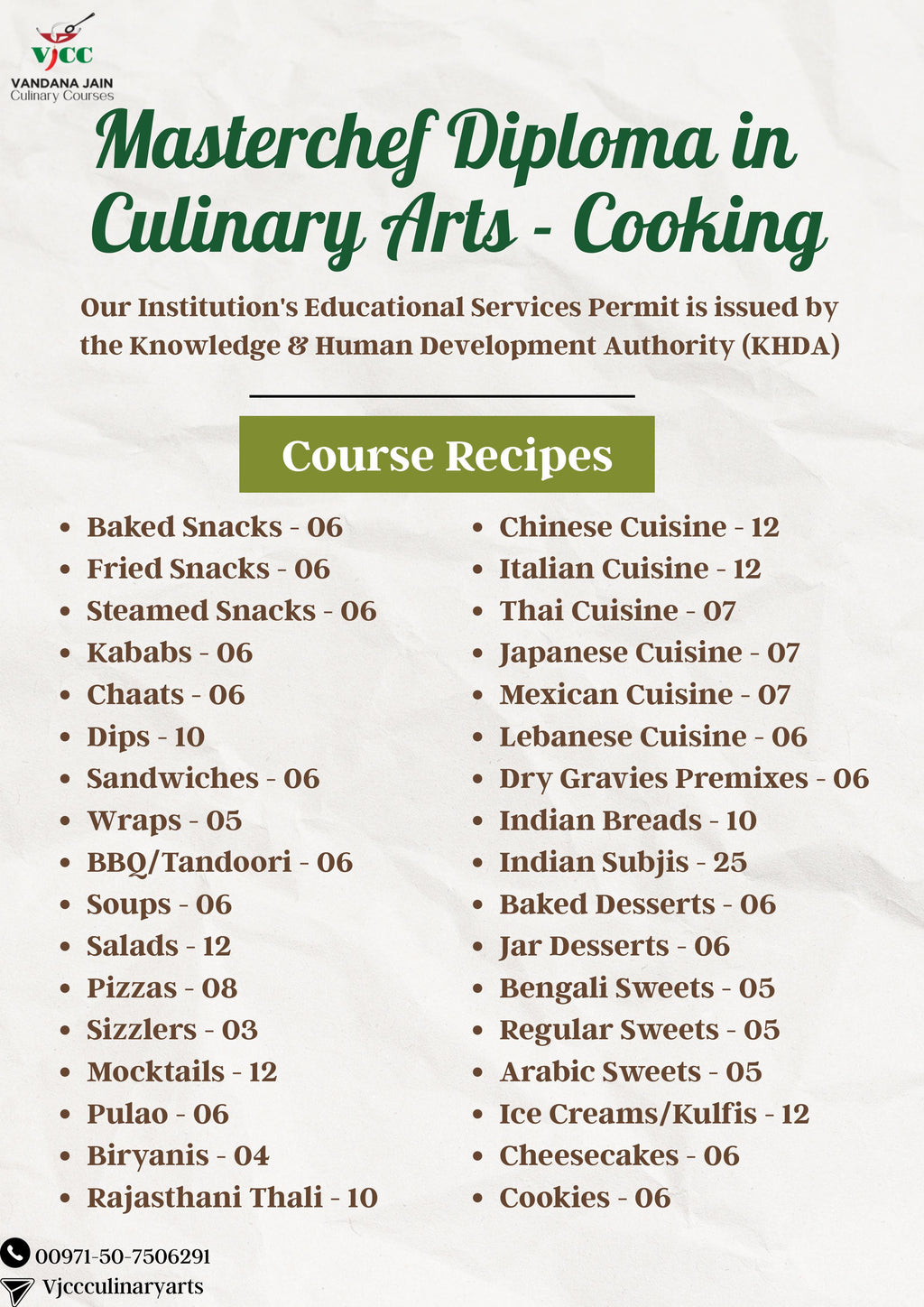 Masterchef Diploma in Culinary Arts - Cooking (6 months)