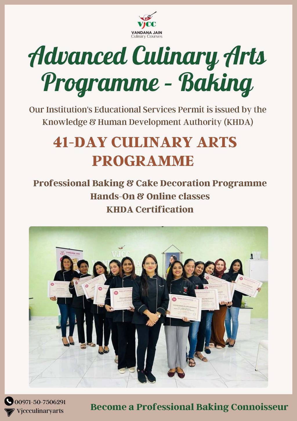 Advanced Culinary Arts Programme – Baking (41-Day)
