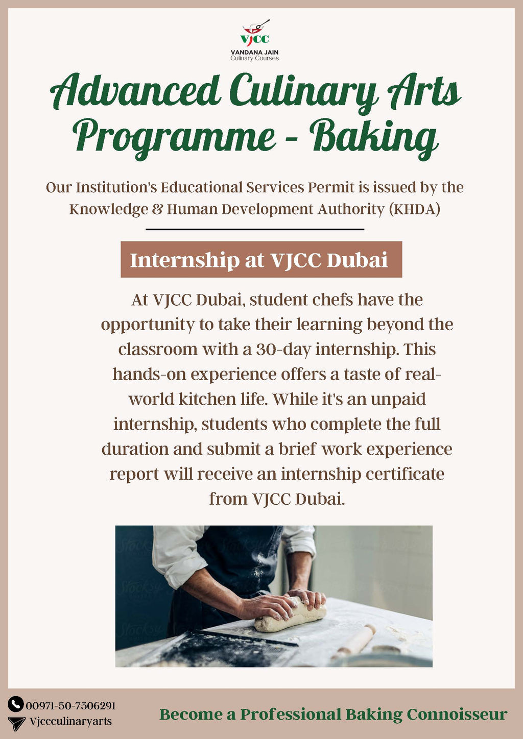 Advanced Culinary Arts Programme – Baking (41-Day)