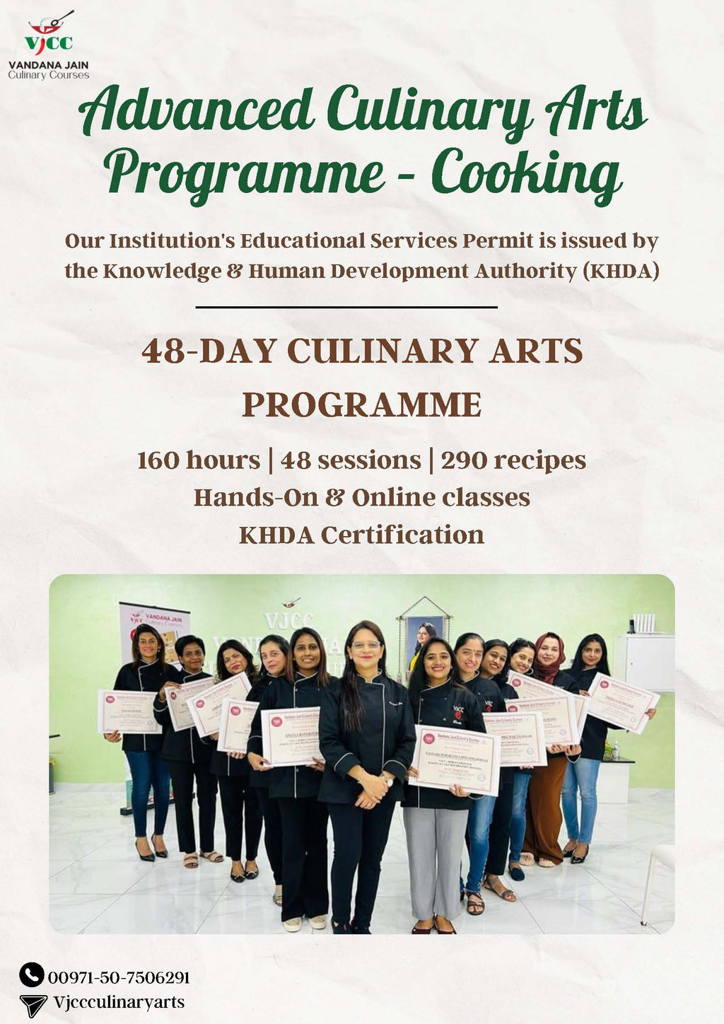Advanced Culinary Arts Programme - Cooking (48-Day)