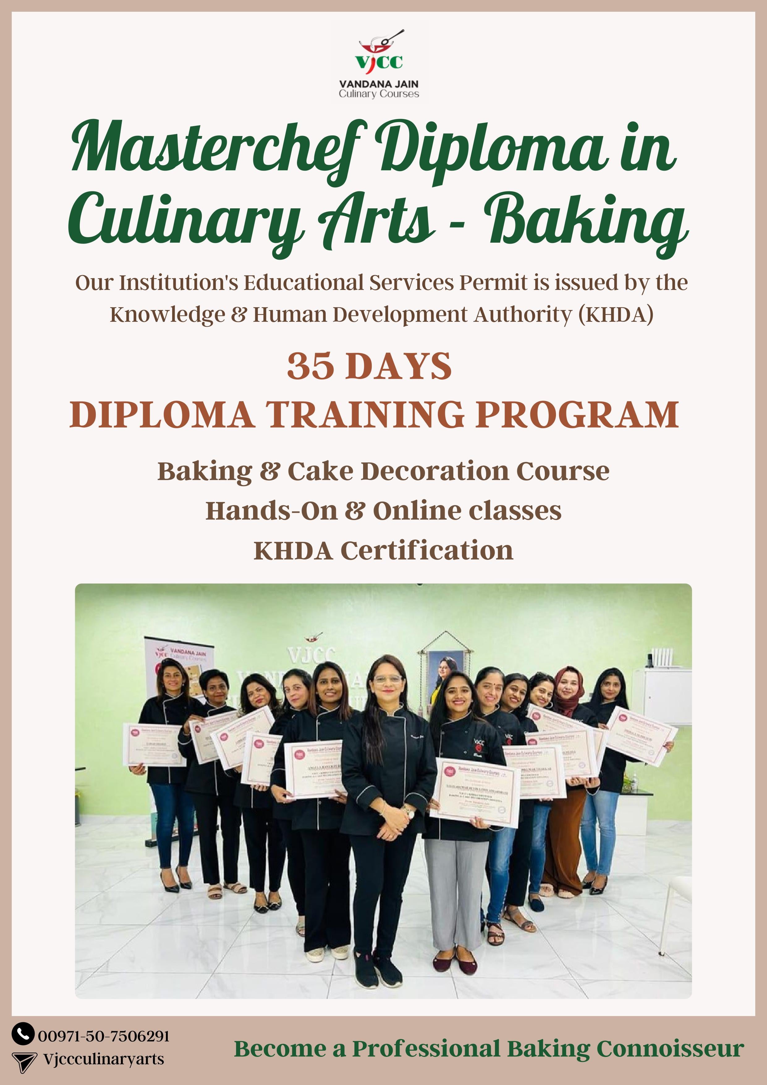 Masterchef Diploma in Culinary Arts - Baking (35 Days)