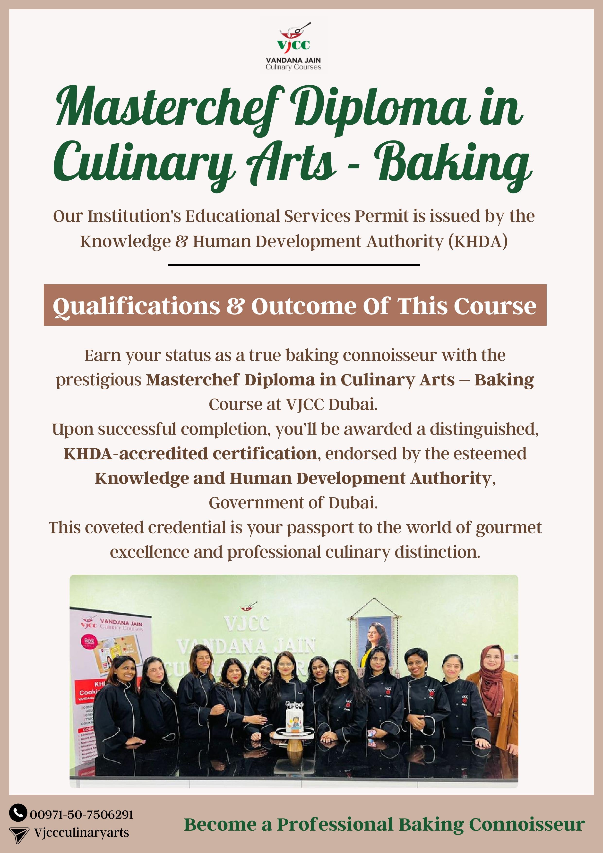 Masterchef Diploma in Culinary Arts - Baking (35 Days)