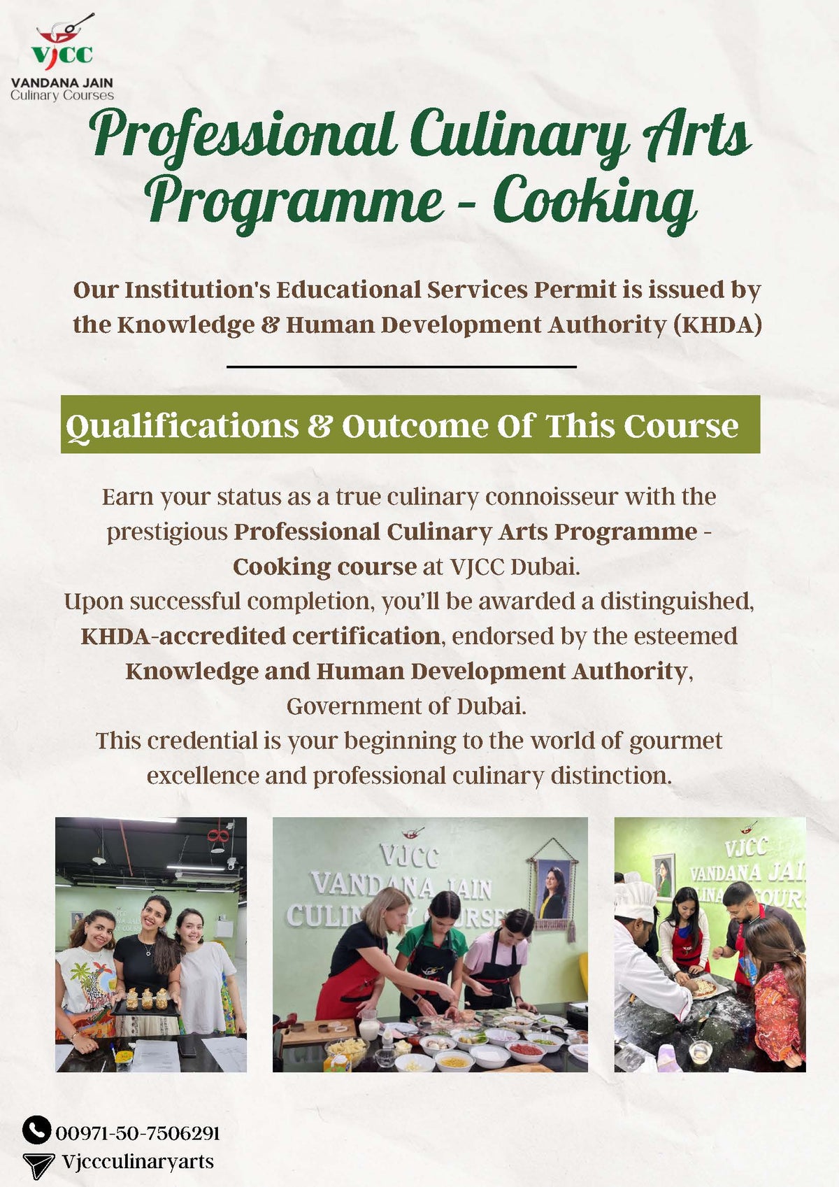 26 Day Culinary Arts Programme-Cooking