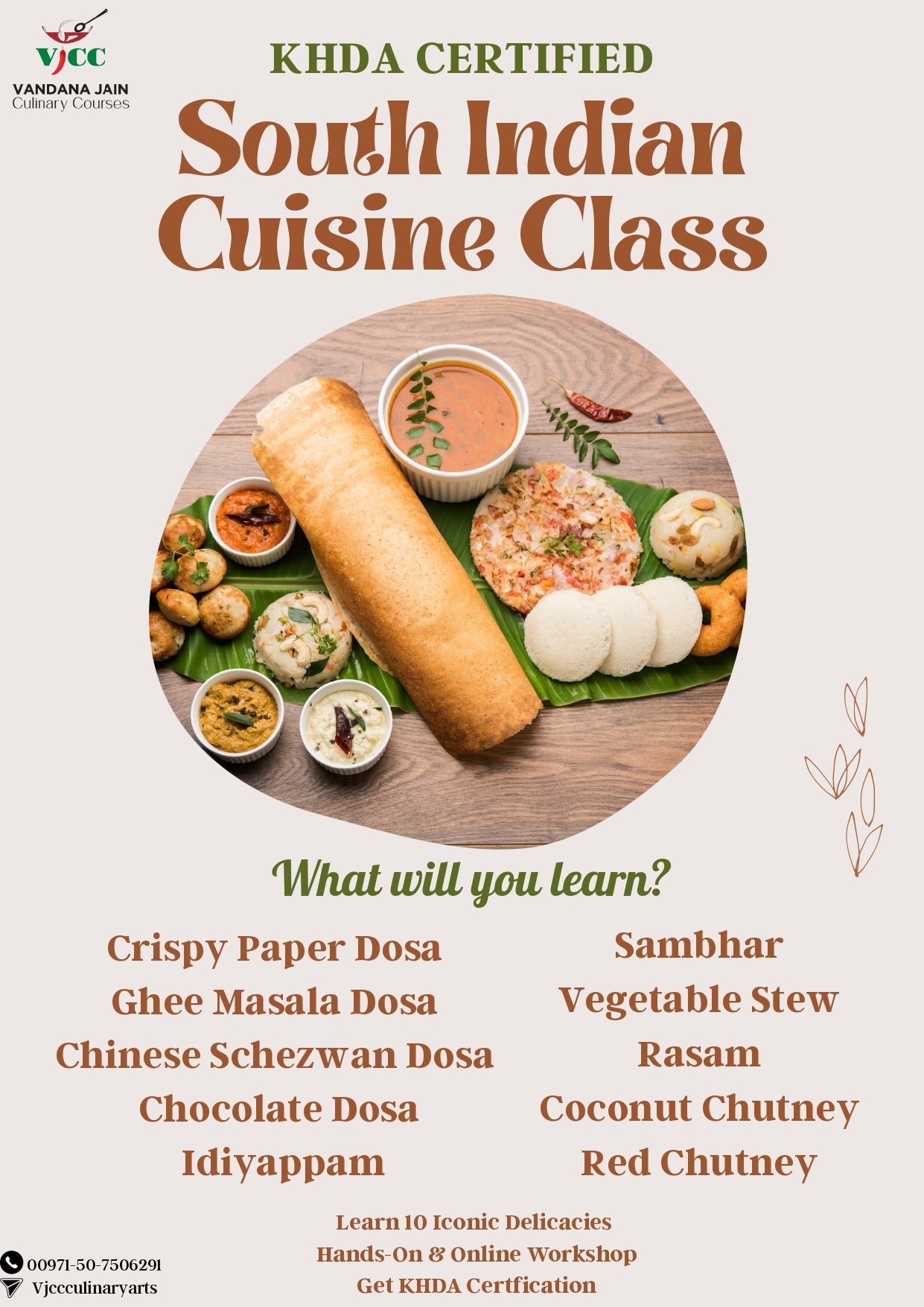 South Indian Cuisine Class