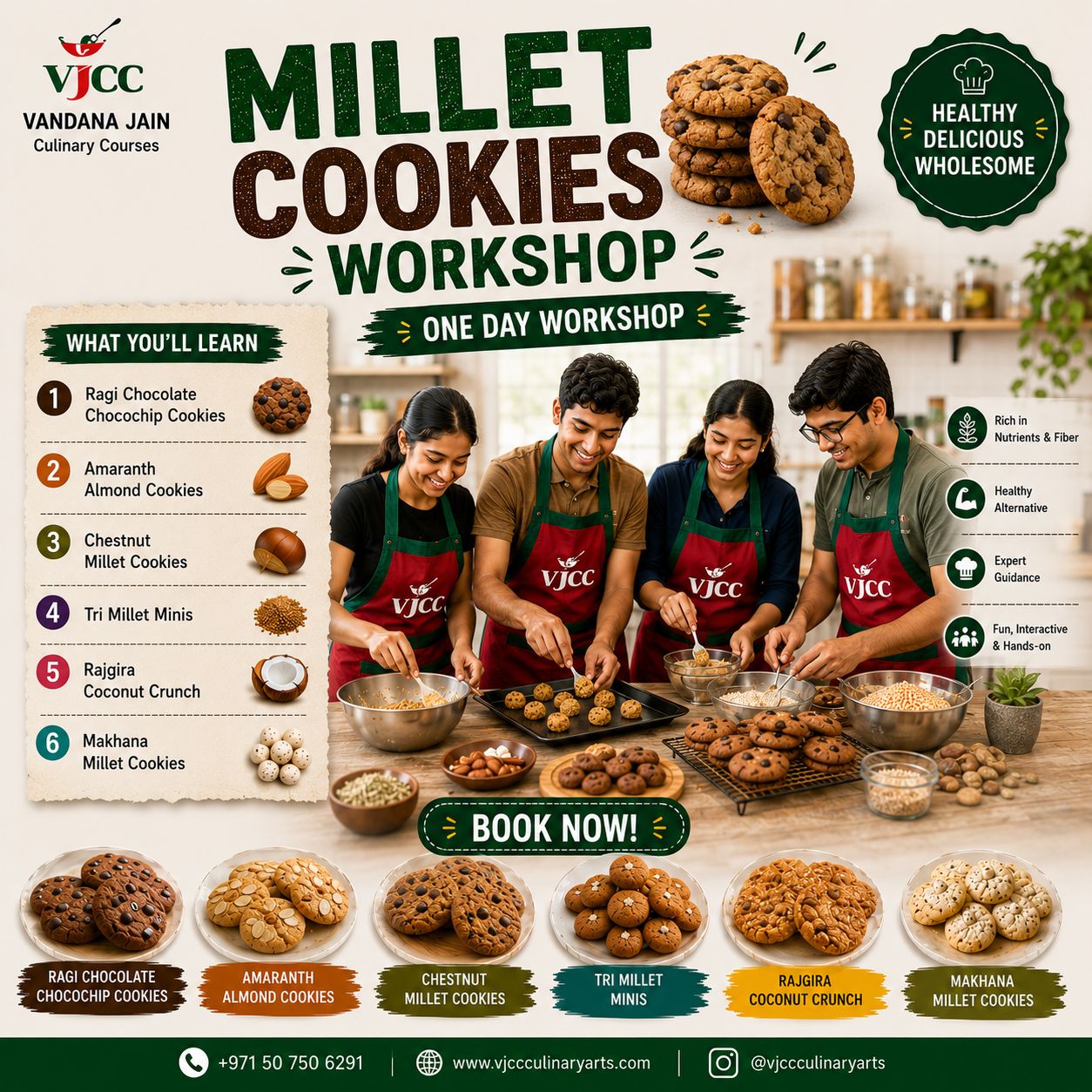 Millet Cookies Workshop