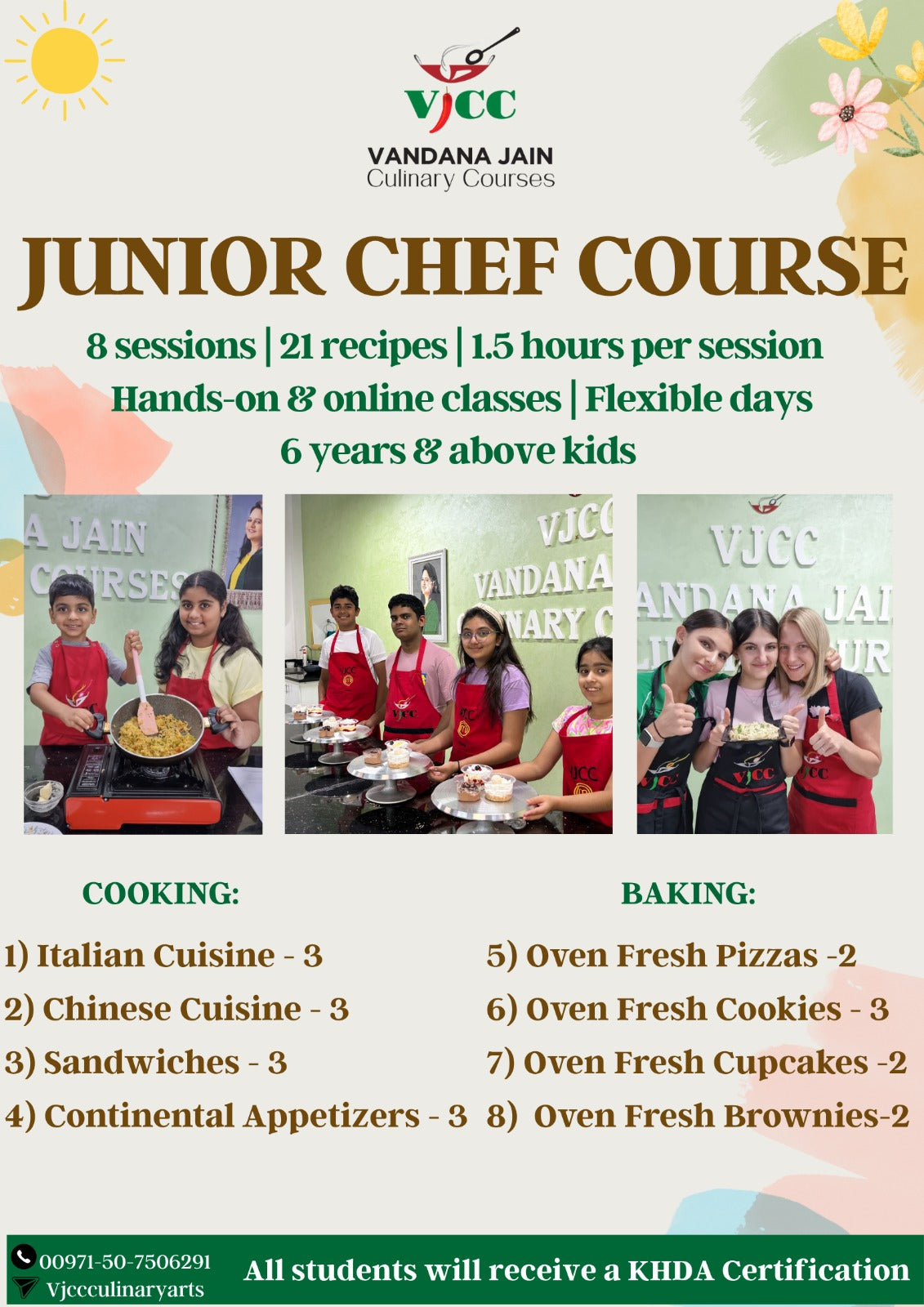 Junior Chef Culinary Programm - Cooking & Baking (8-Day)