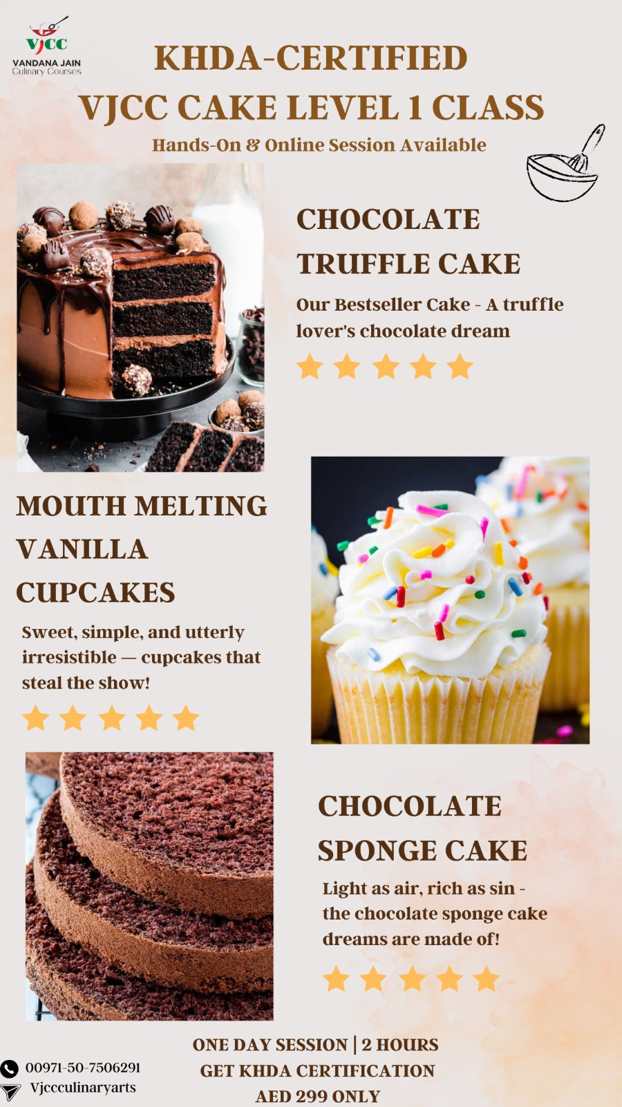 Cake Level 1 Course – VJCC