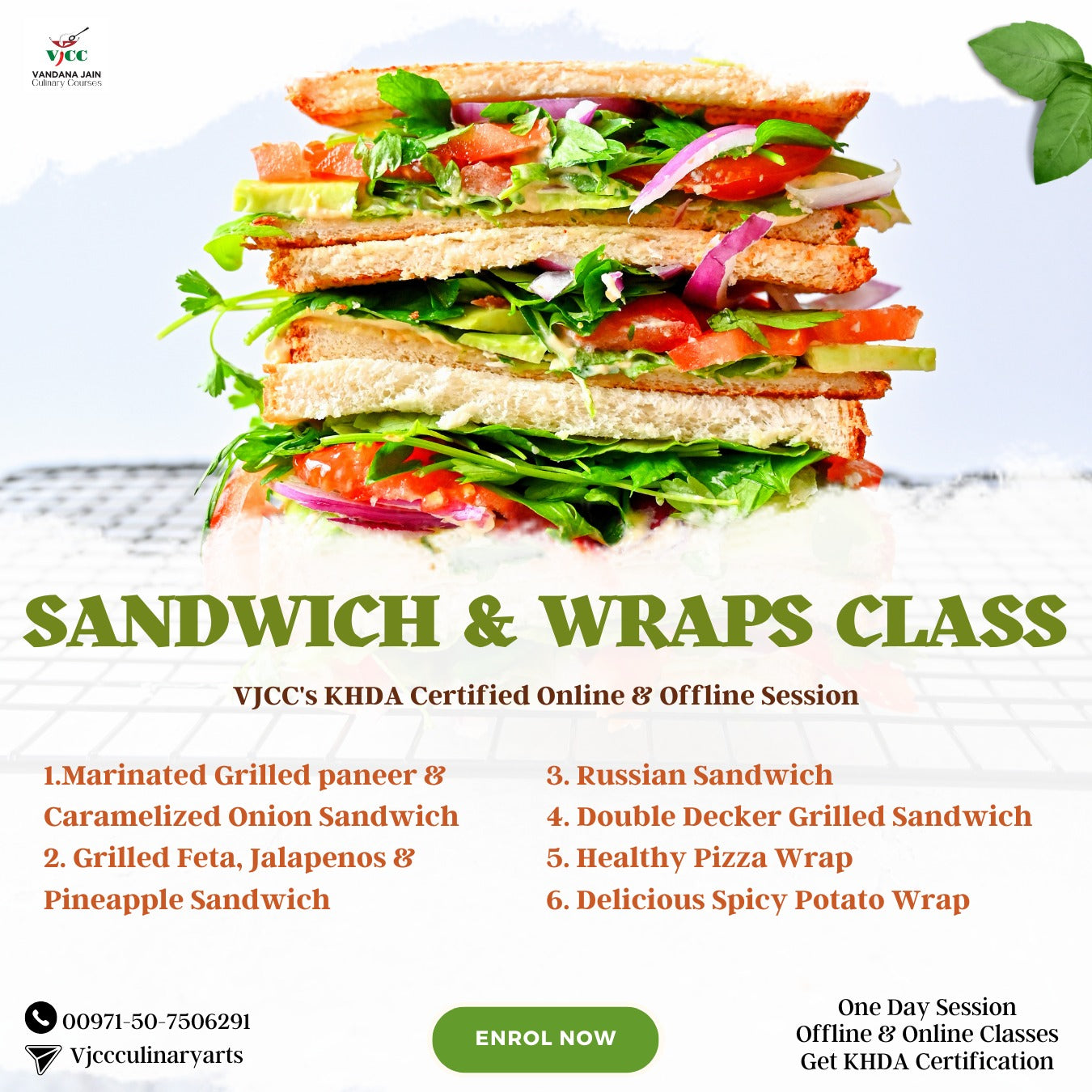 Sandwich & Wraps Workshop